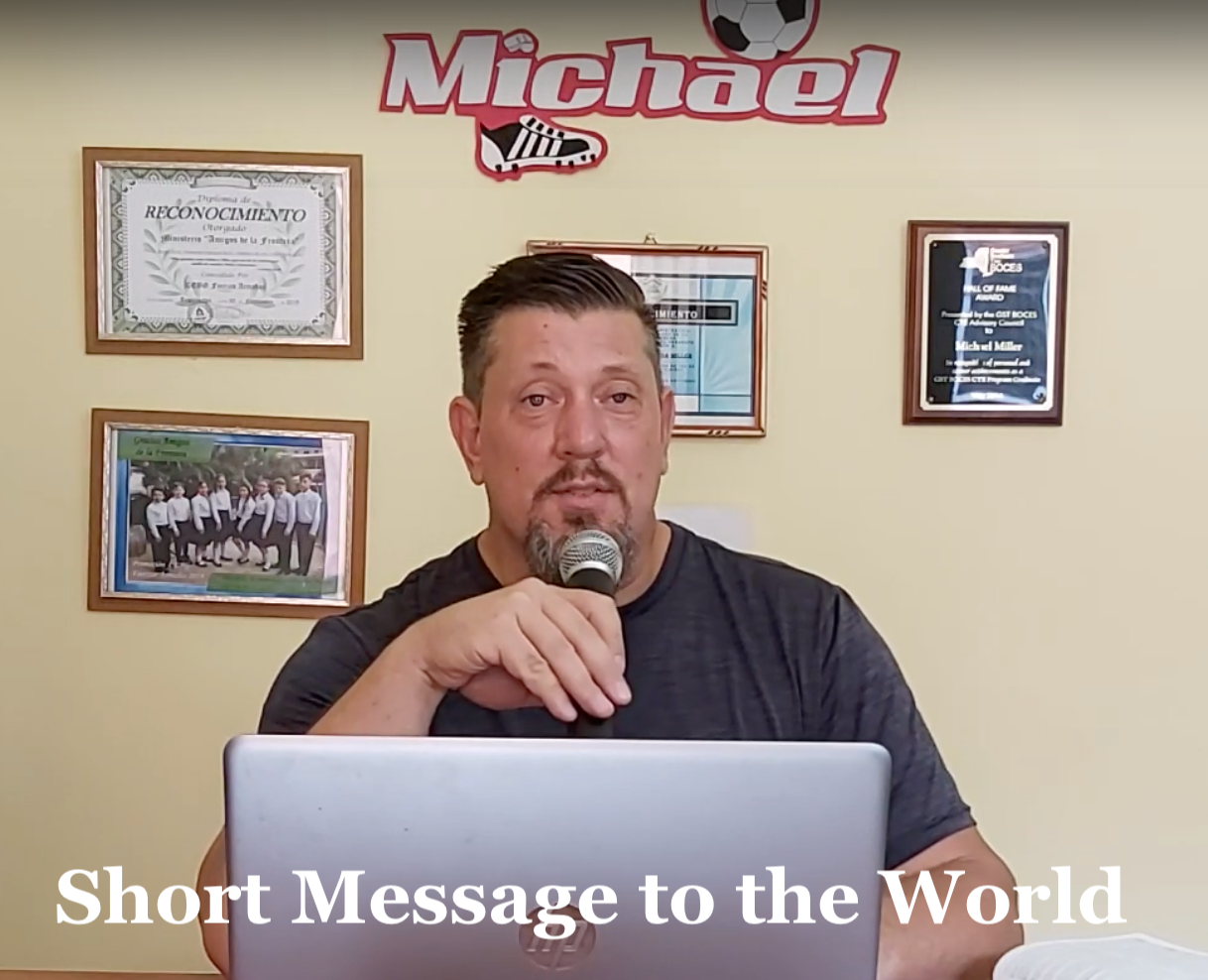 Short Message to the World 11/8/21